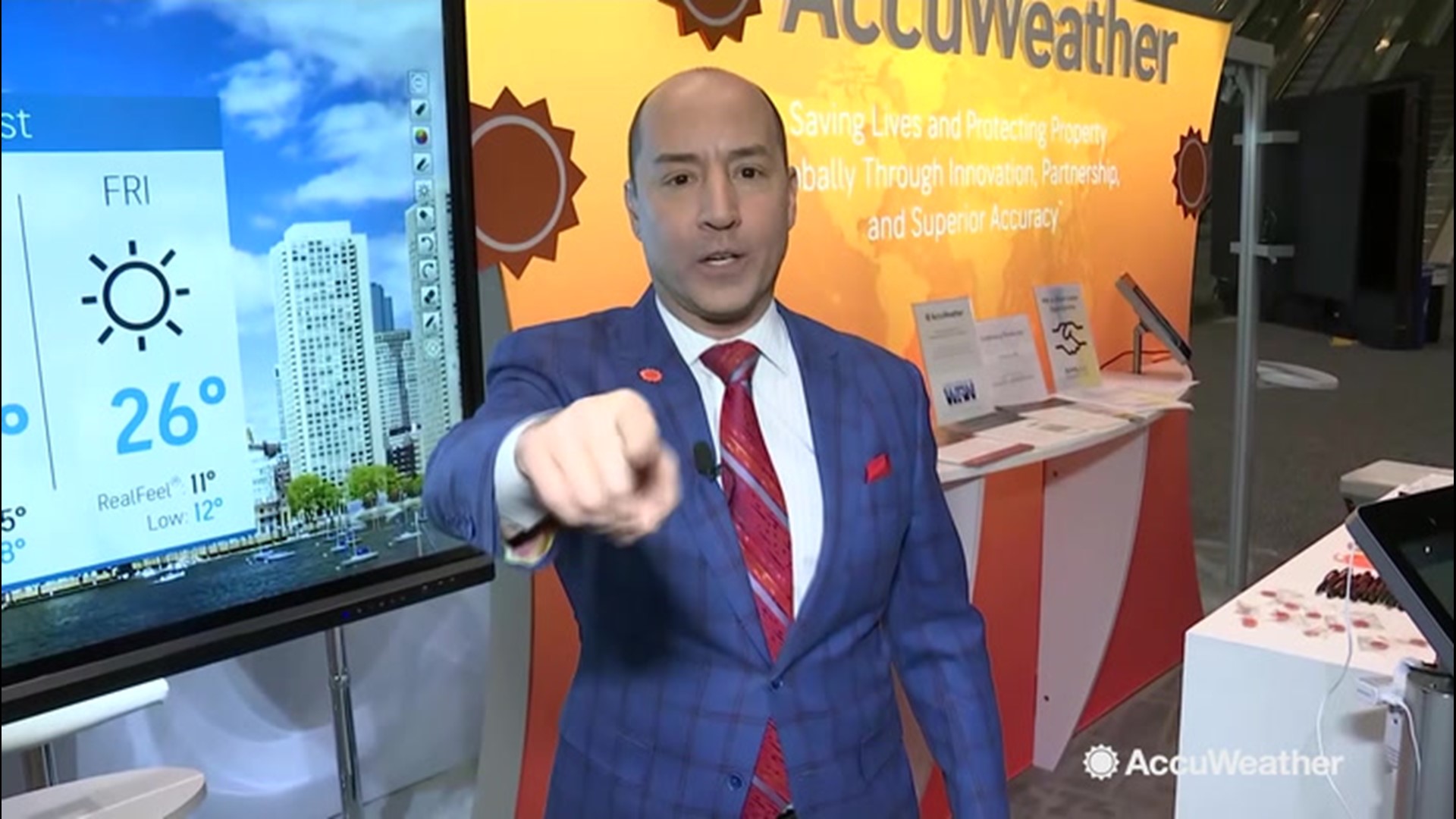AccuWeather's Bernie Rayno gives a live Northeast forecast from the100th Annual AMS Convention in Boston, Massachusetts. The warm air in the Northeast is withering away.