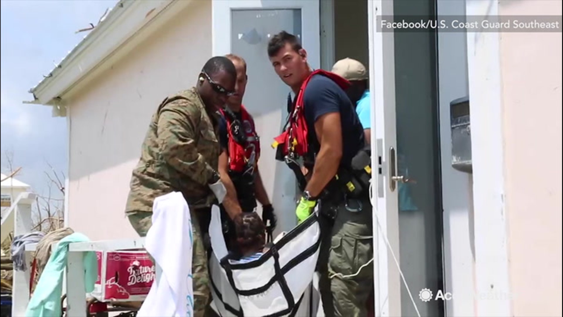 The U.S. Coast Guard was on the ground in the Abaco Islands of the Bahamas, rescuing residents and even pets, after Hurricane Dorian lashed the area as a Category 5 hurricane. As of Sept. 4, the Coast Guard says they've rescued 114 residents so far.