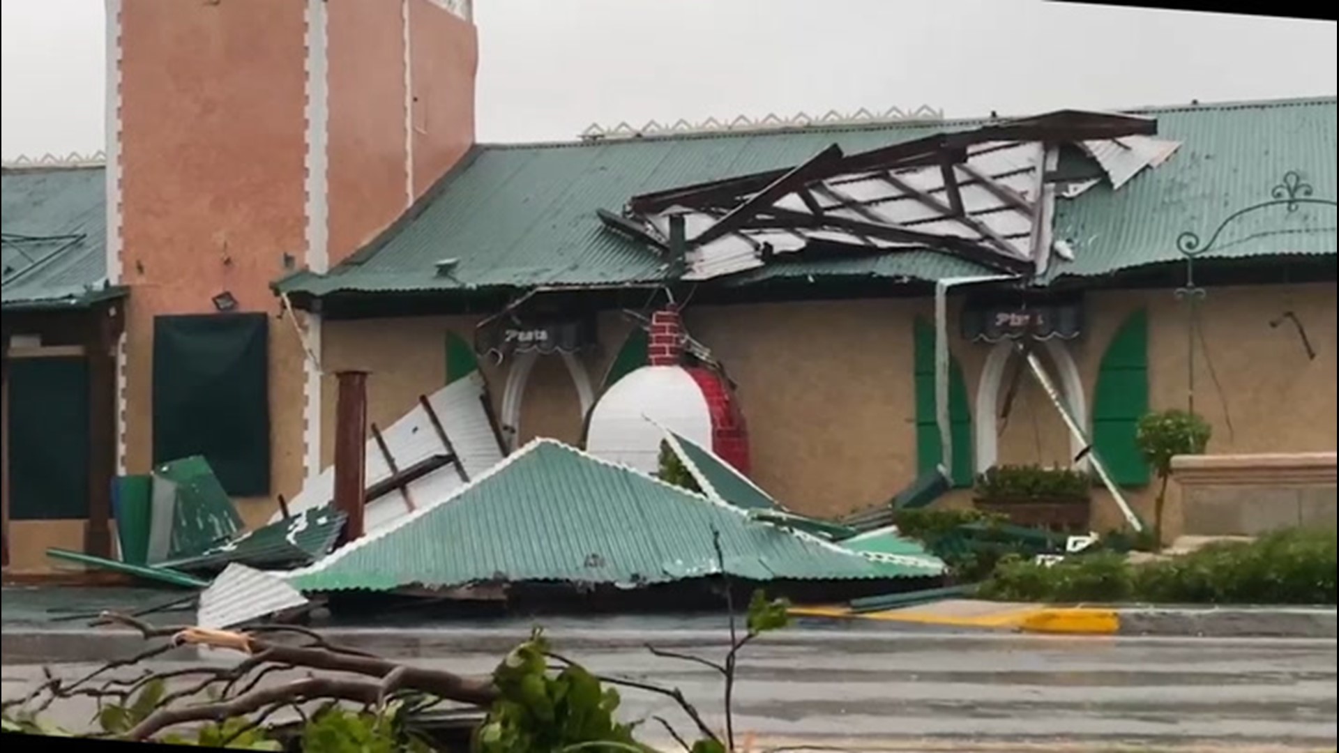 Hurricane Delta brought strong winds, storm surge and coastal flooding to the Cancun region of Mexico on Oct. 7. Debris is strewn everywhere in the aftermath.