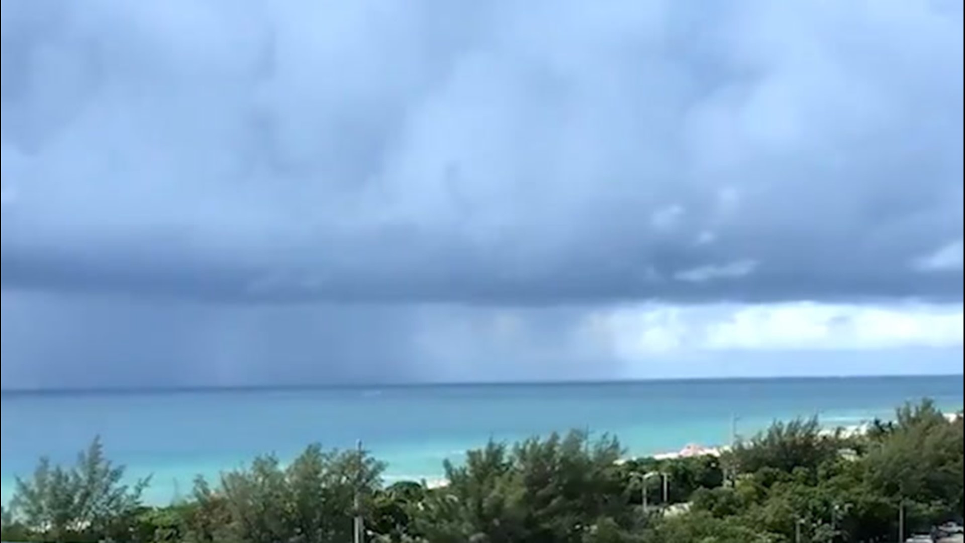 This time-lapse video shows an ominous storm as it formed in Miami, Florida, on June 14.