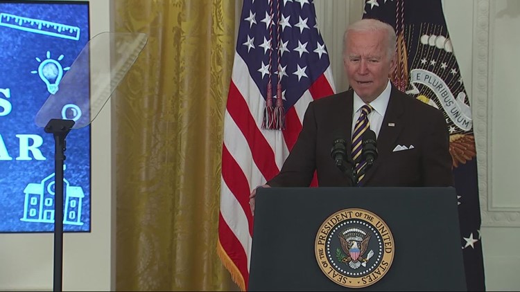 Biden thanks teachers, says they shouldn't be target of political agendas