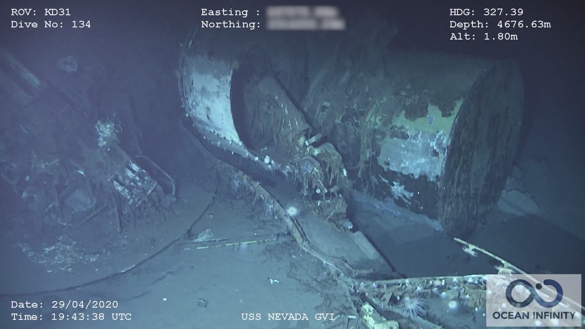 The iconic battleship that saw action in both World Wars and was used for atomic bomb testing, now found in Pacific with state-of-the-art subsea technology.