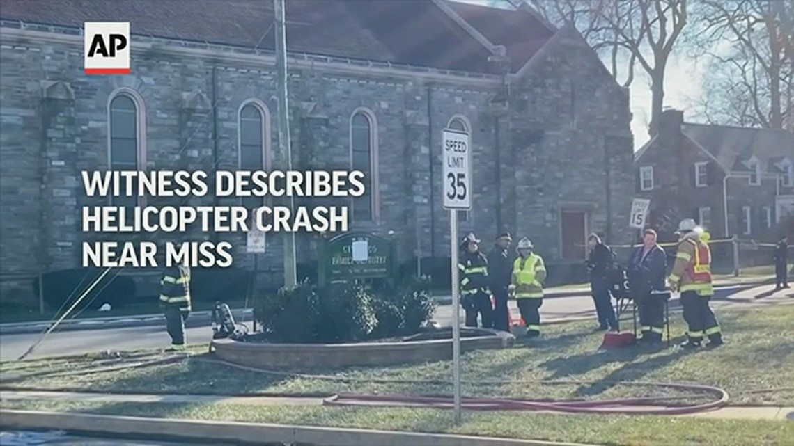 Medical helicopter crash near Philadelphia; infant among survivors