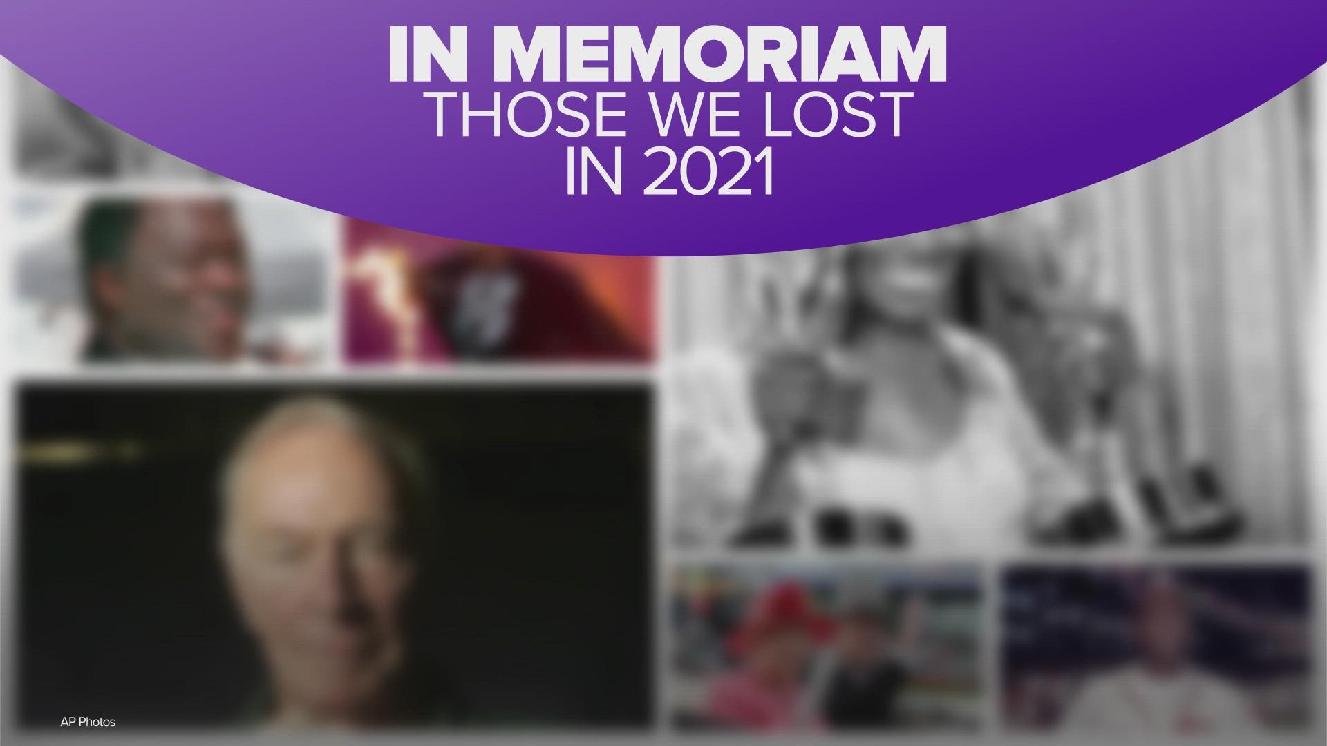 From Christopher Plummer to Hank Aaron to Cicely Tyson, here is a look at some of those we lost in 2021.