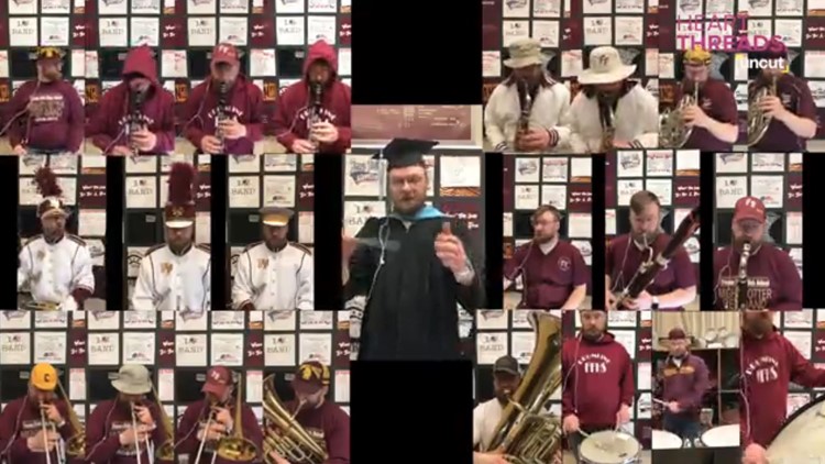 One man band: Teacher records 22 parts of 'Pomp and Circumstance' to honor seniors