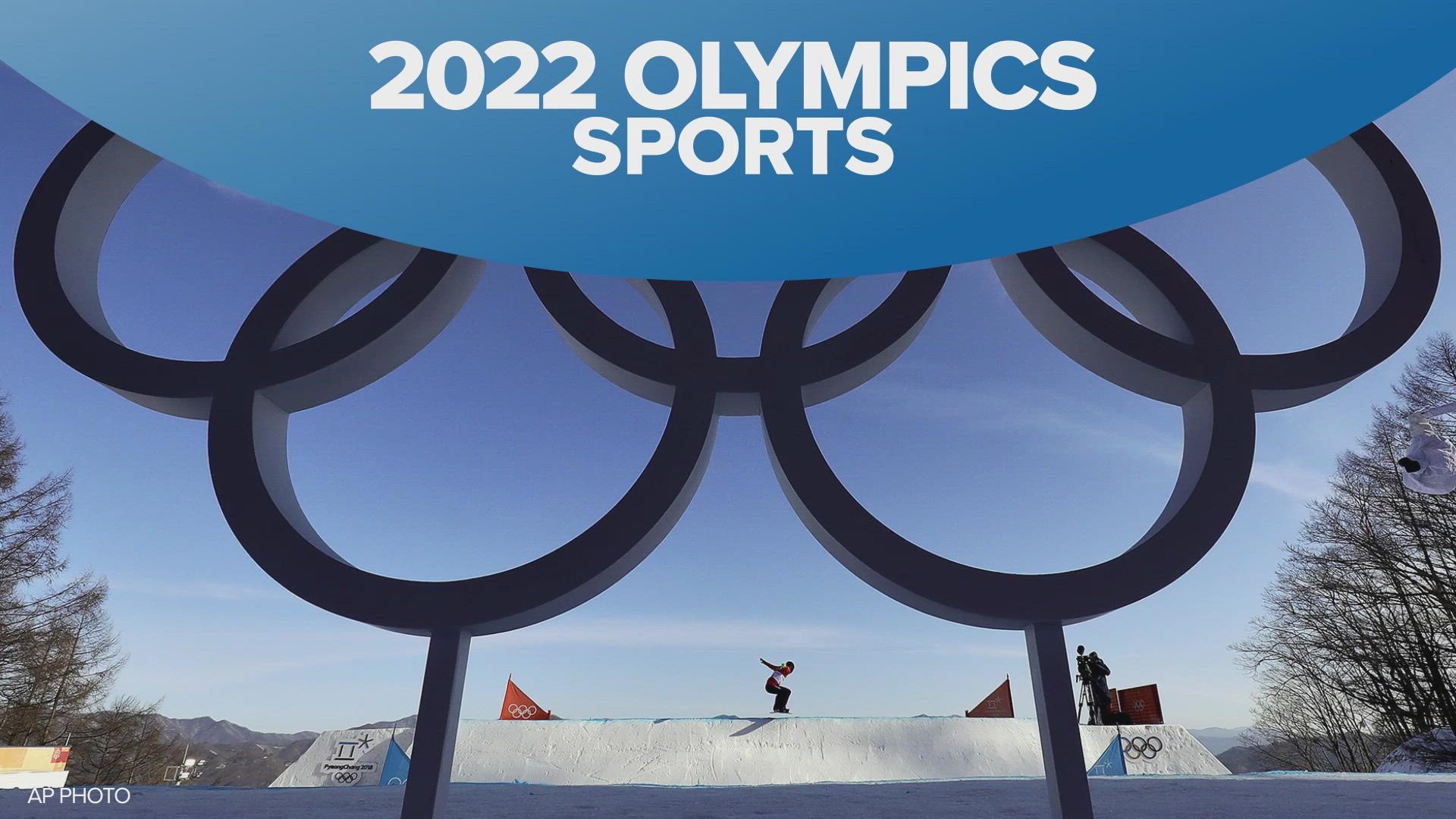 These are the sports that will be competed at the 2022 Winter Olympics in Beijing, China.