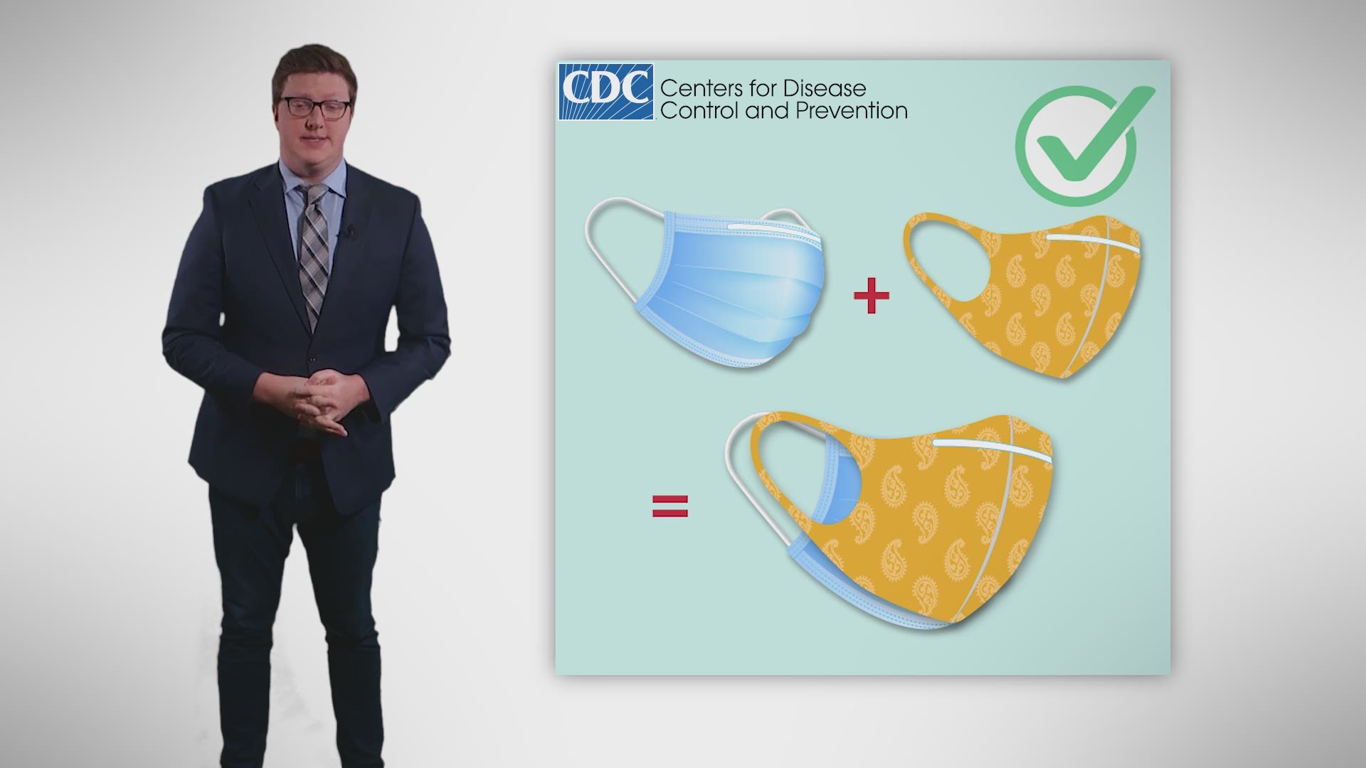 The CDC has updated their guidance to suggest two masks may be more effective than just one.