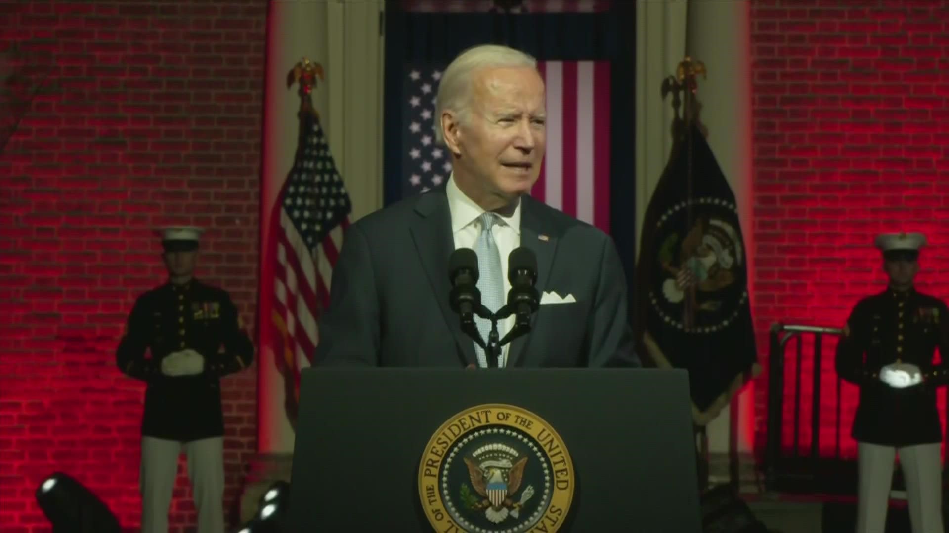 In a primetime address, President Biden spoke against extremism and political violence, which he says are encouraged by MAGA Republicans.