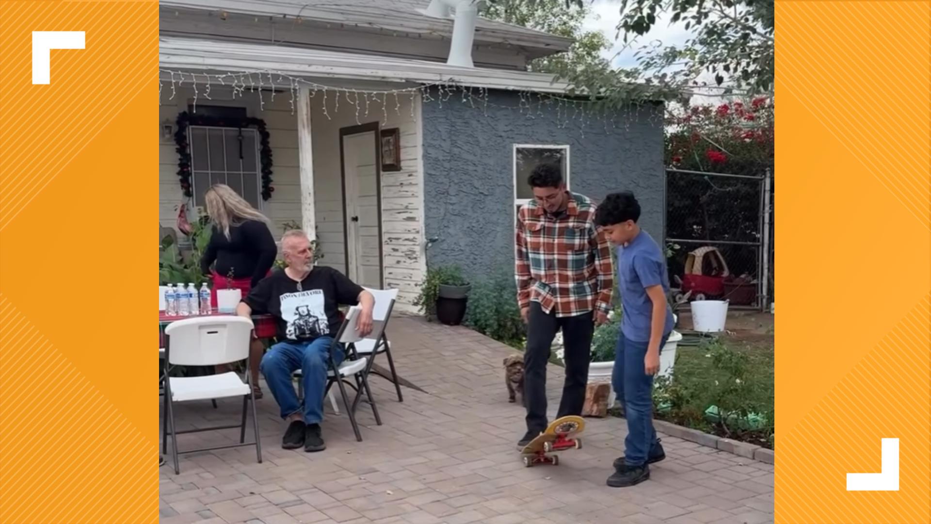 Cancer survivor in Arizona repays kindness from young boy with a new ...