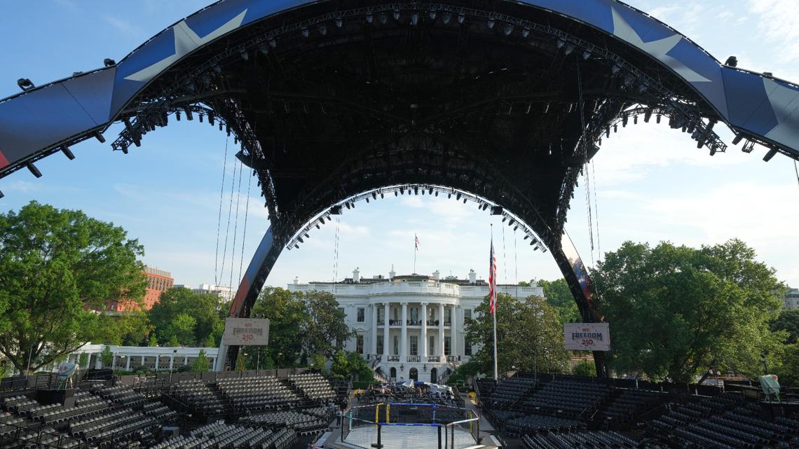 What is The Claw? Inside the massive structure towering over UFC ...