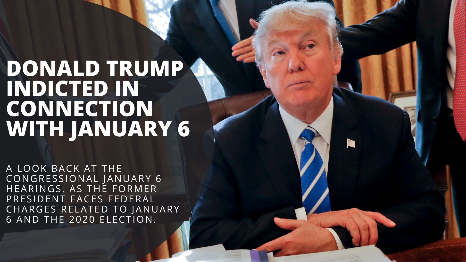 Former President Donald J Trump is indicted on charges related to the January 6 probe. We look back at the congressional hearings on January 6.