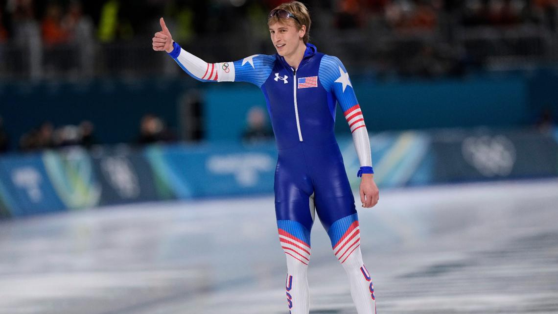 Did Jordan Stolz deliver as the favorite in the Olympic 1,000 meters speed skating race?