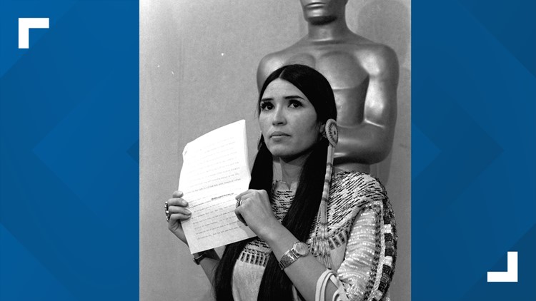 Sacheen Littlefeather, who took the 1973 Oscars stage to decline Marlon Brando's award, dies at 75