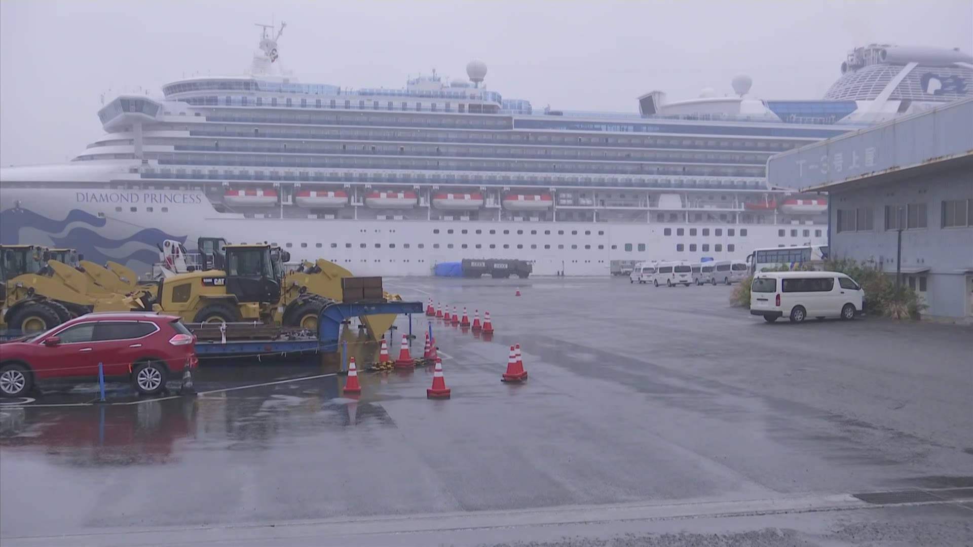 The U.S. Embassy in Japan says the 380 Americans aboard the quarantined cruise ship will be flown back home. Almost 300 people tested positive for a new virus.