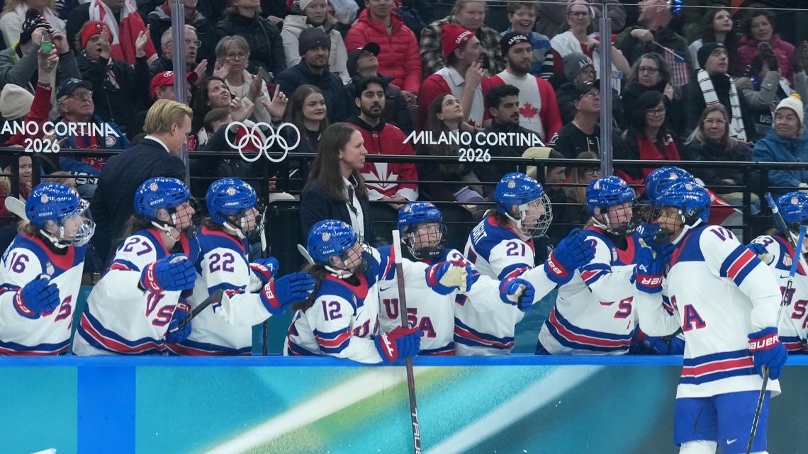 Here’s when the USA takes on Italy in the Olympics women’s hockey quarterfinal