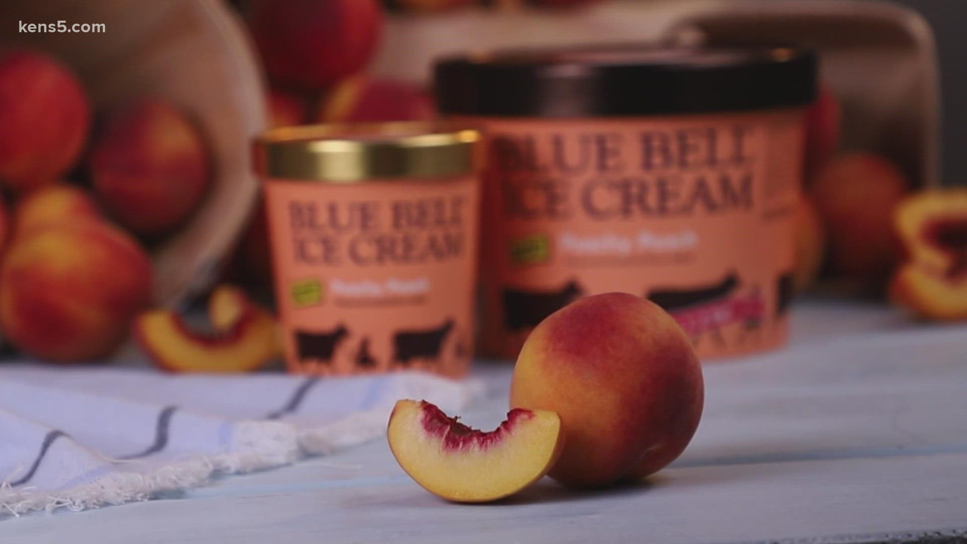 “Avid Blue Bell fans may recognize Peachy Peach from their local ice cream parlor." Now it's available in the half-gallon and pint sizes for a limited time.