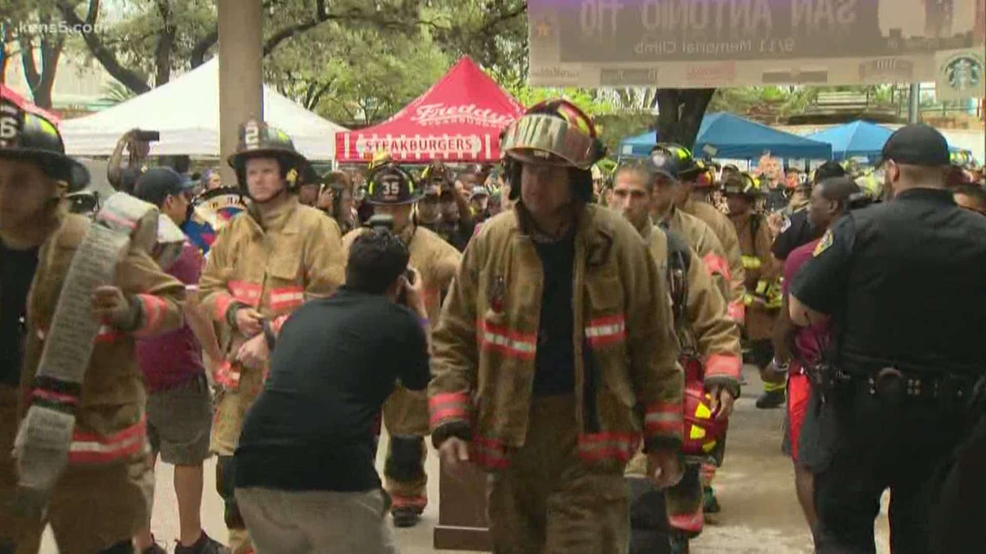 A tower climb in San Antonio Wednesday morning will honor 9/11 first responders.