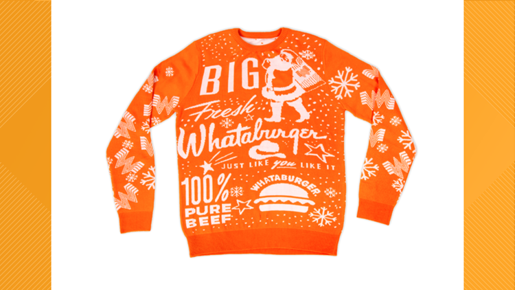 Whataburger unveils 2019 Christmas sweater