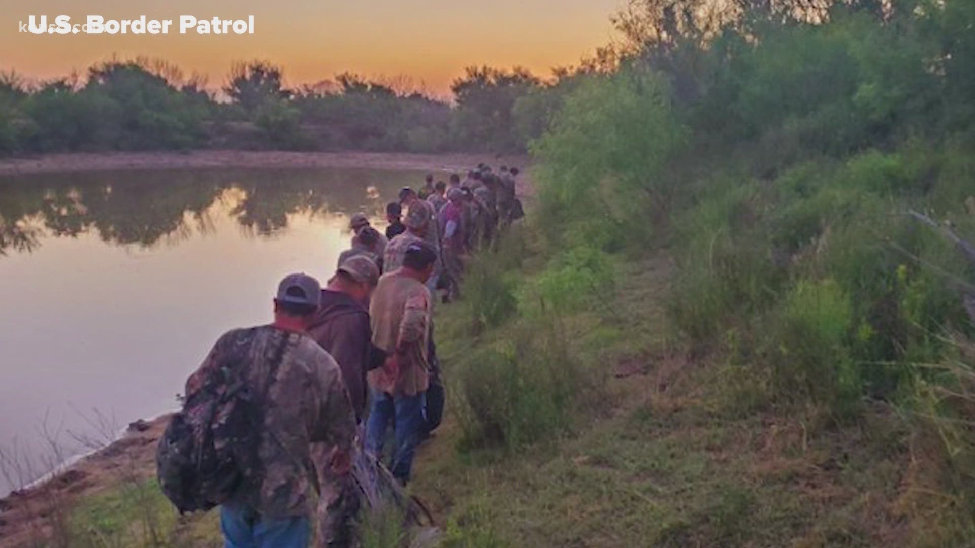 In Del Rio, Border Patrol officials say they are encountering a record number of migrants -- over 1,000 per day.