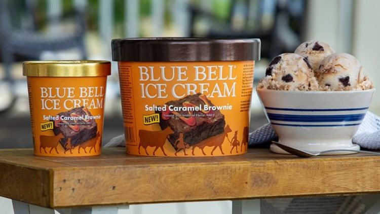 We've got the scoop on the newest flavor of Blue Bell Ice Cream, Salted Caramel Brownie