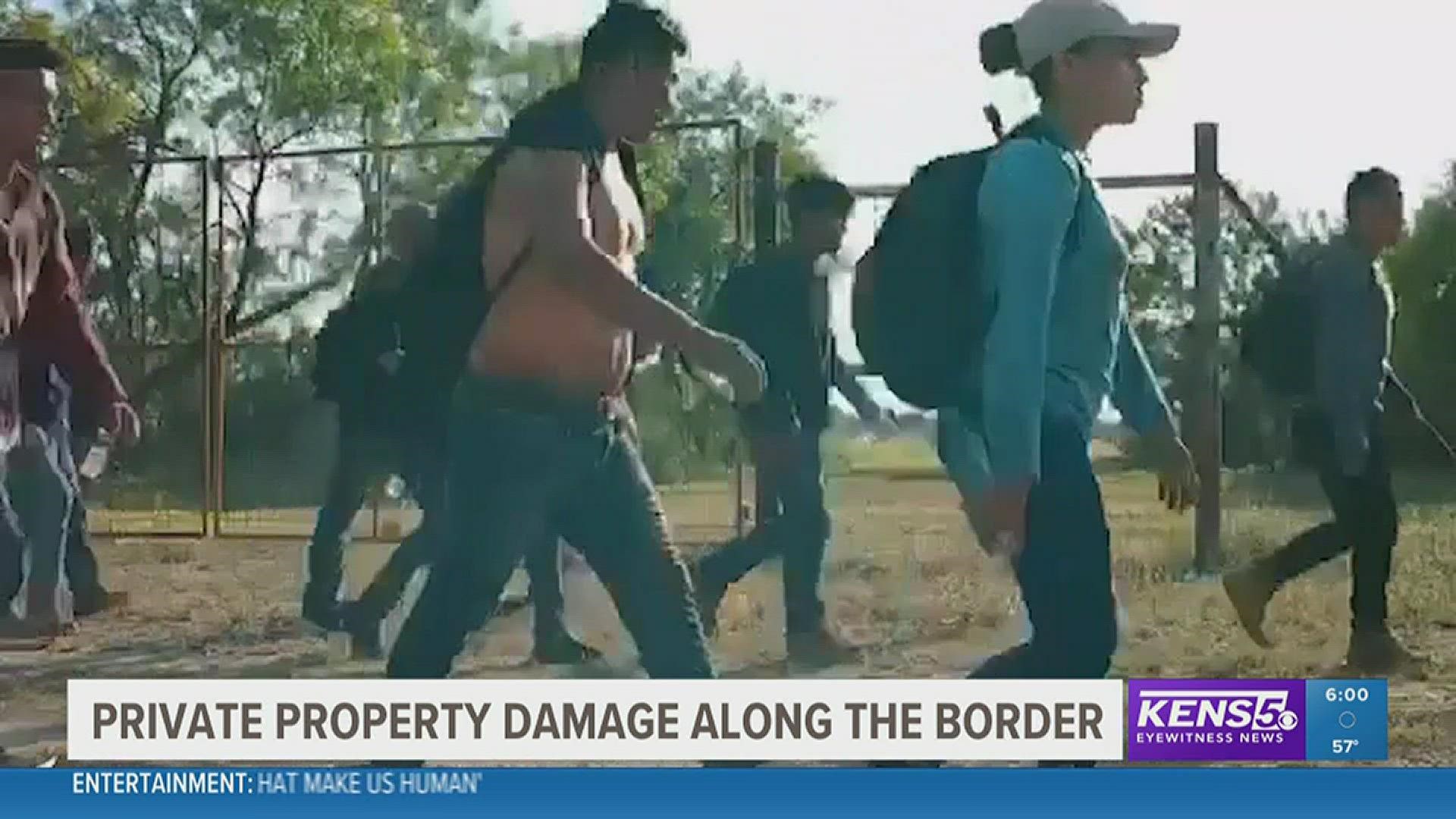 Broken fences, rammed gates and injury to livestock are common as migrants try to circumvent Border Patrol checkpoints and get north.