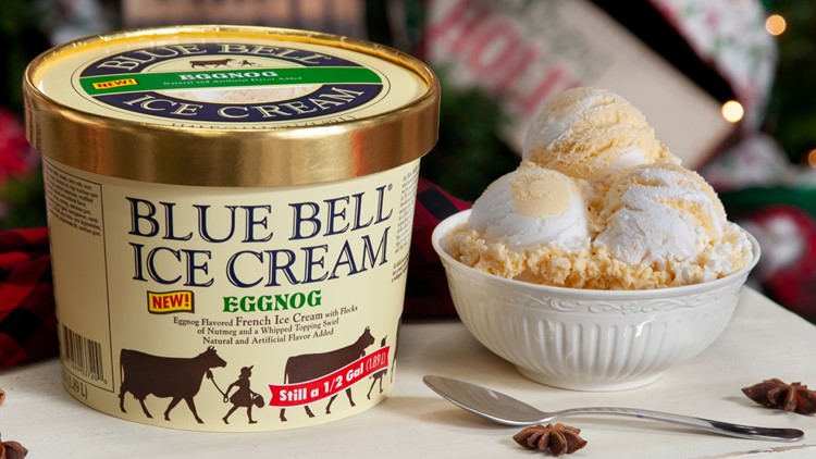 Eggnog ice cream is here in time for the holidays