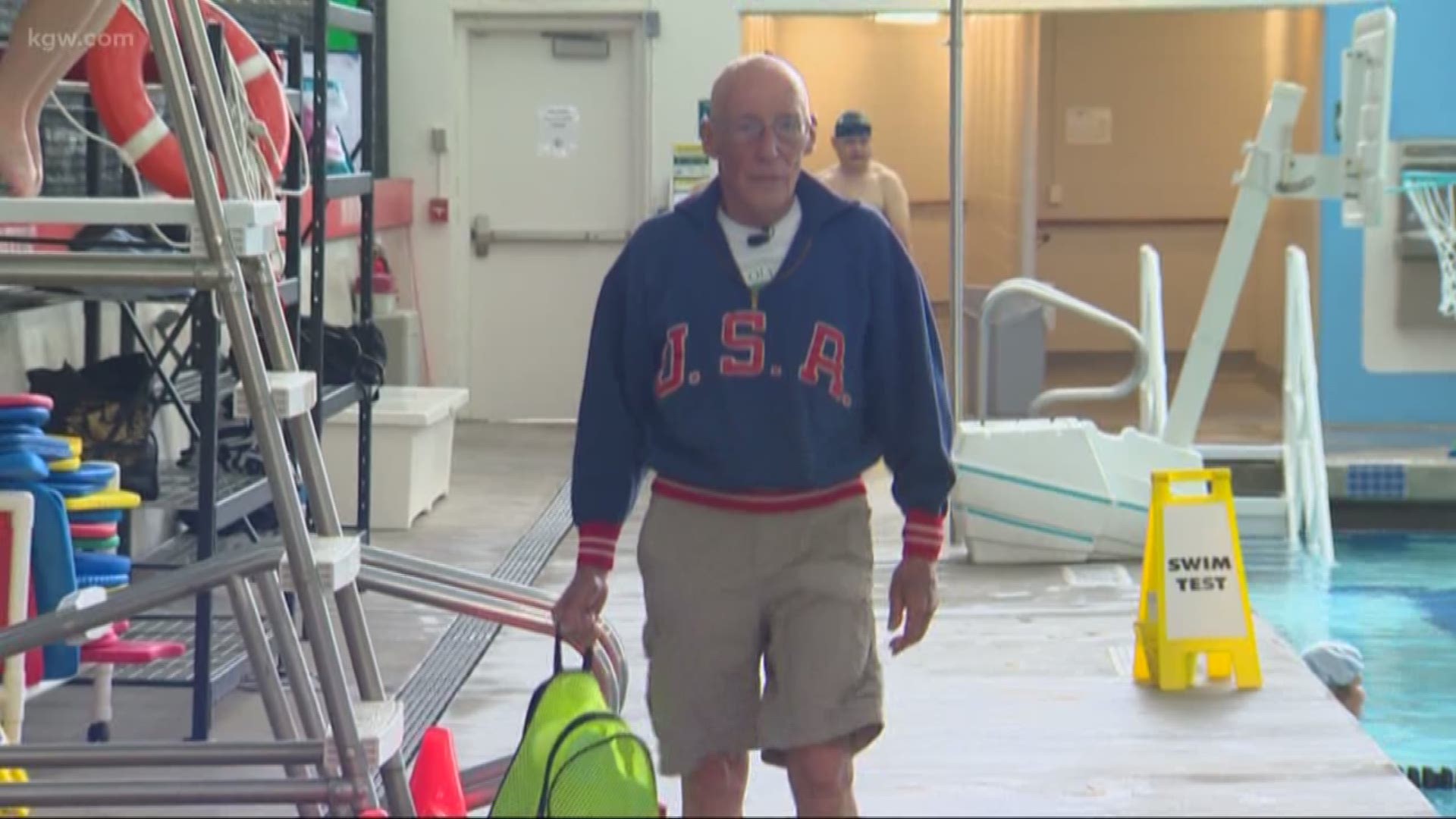 Dave Radcliff swam in the 1956 Olympics and still races. He holds a number of Masters world records. “I’m a strong believer in that saying use it or lose it,” he told KGW at a recent workout.