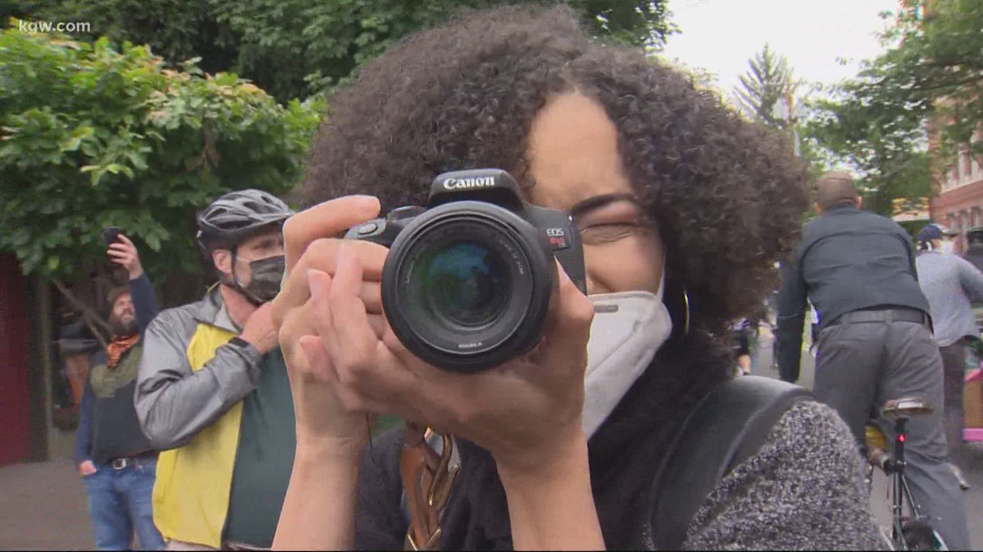 A Portland photographer has captured images of Black Lives Matter protests every day since May 29.