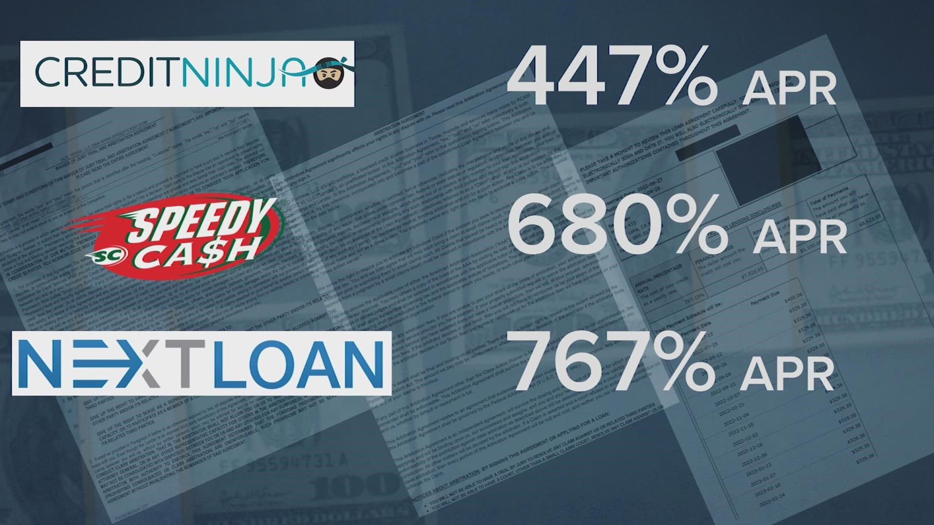 Advocates say Texas has some of the weakest laws to protect consumers from what they call predatory lending.