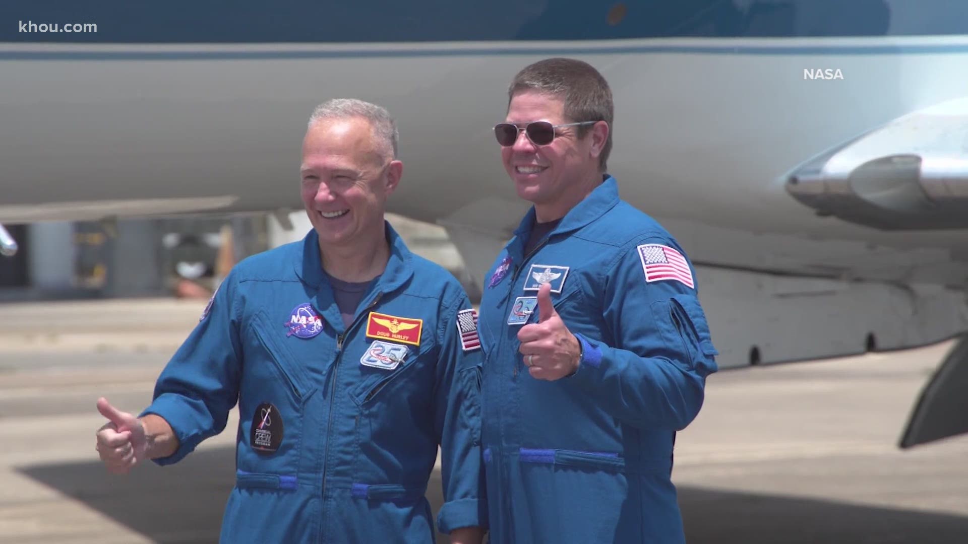 Douglas Hurley and Robert Behnken will fly to the ISS next week in a SpaceX Crew Dragon spacecraft.