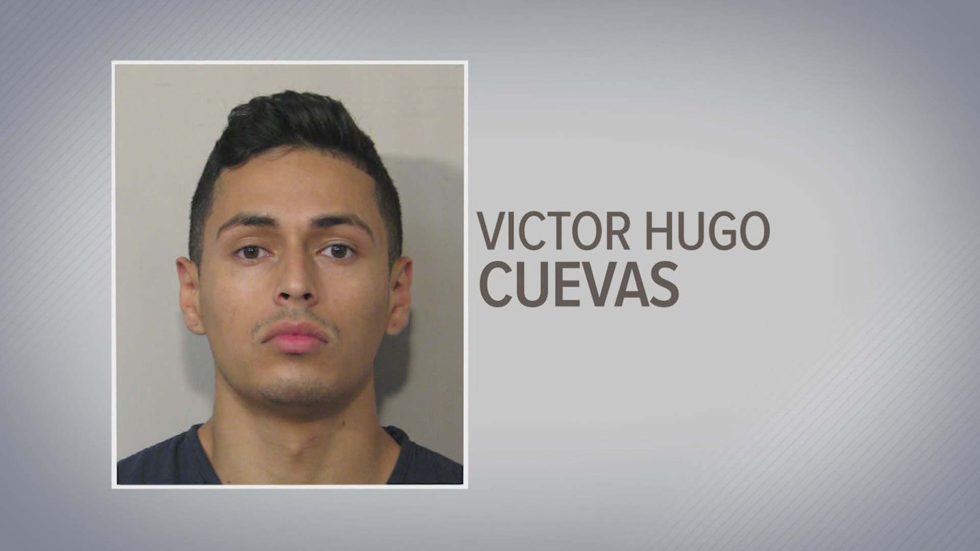 Victor Hugo Cuevas has been arrested and is in the process of being booked into the Fort Bend County jail.