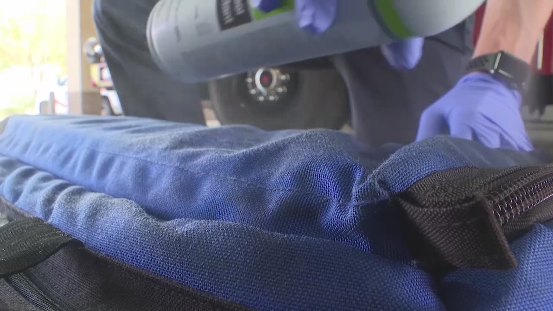 Prof. Shay Curran said he developed the waterproofing-style solution for covering fabrics back in 2011, and found new use for it due to the virus.
