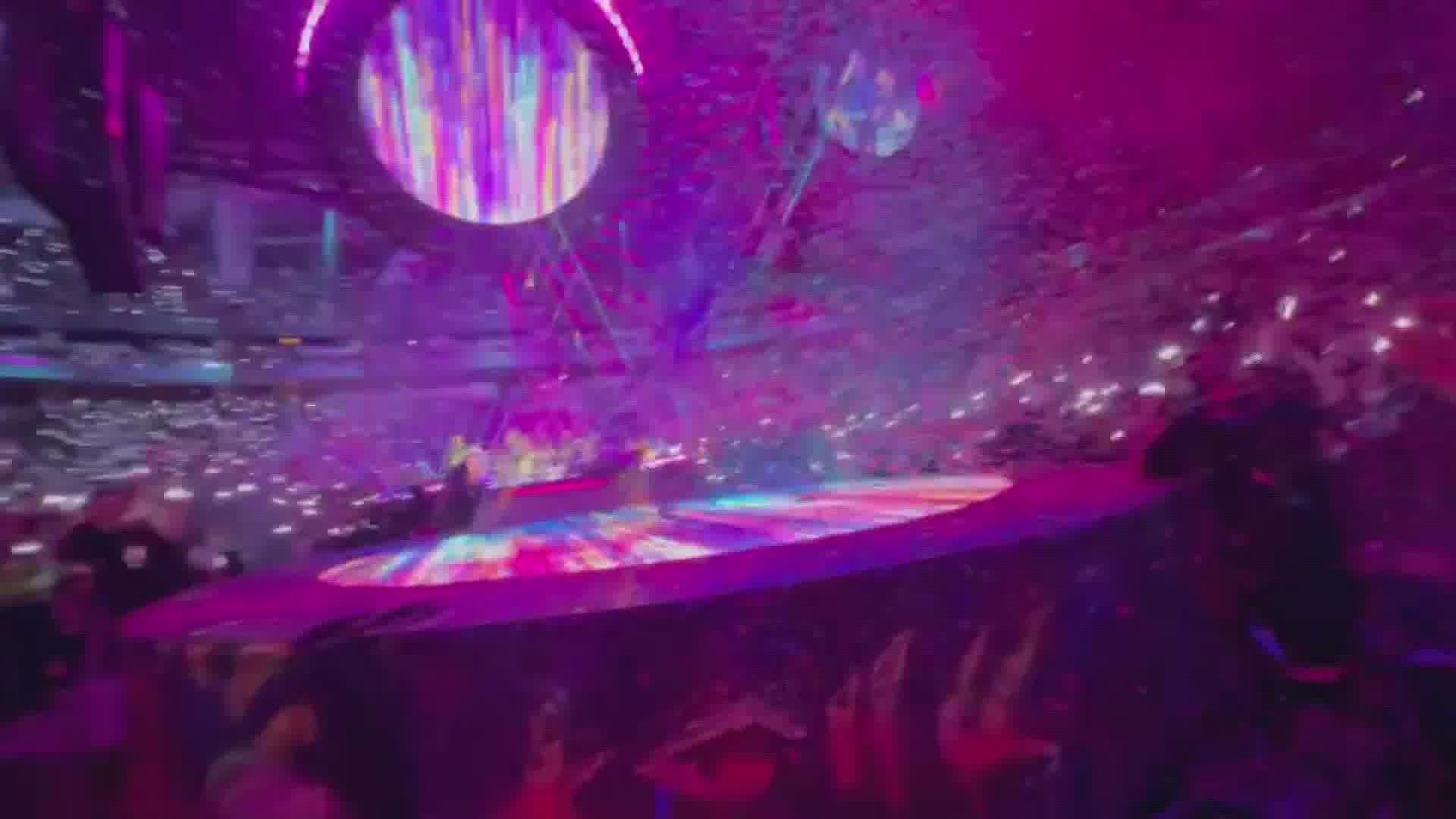 Coldplay performed the Grand Opening concert at Seattle's Climate Pledge Arena on Oct. 22, 2021.