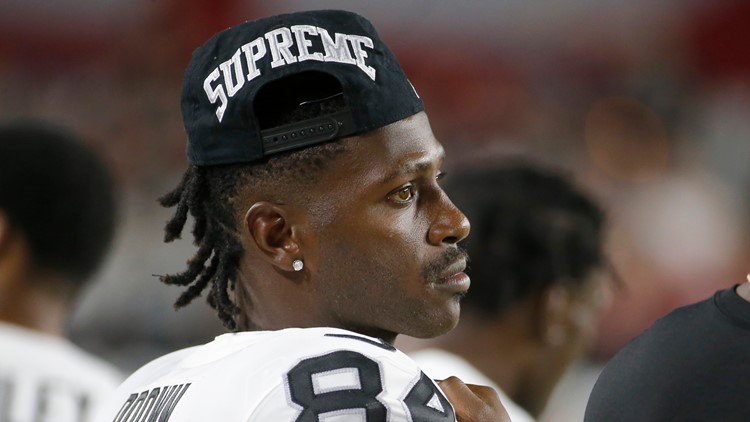 Antonio Brown not with Raiders amid reports of suspension