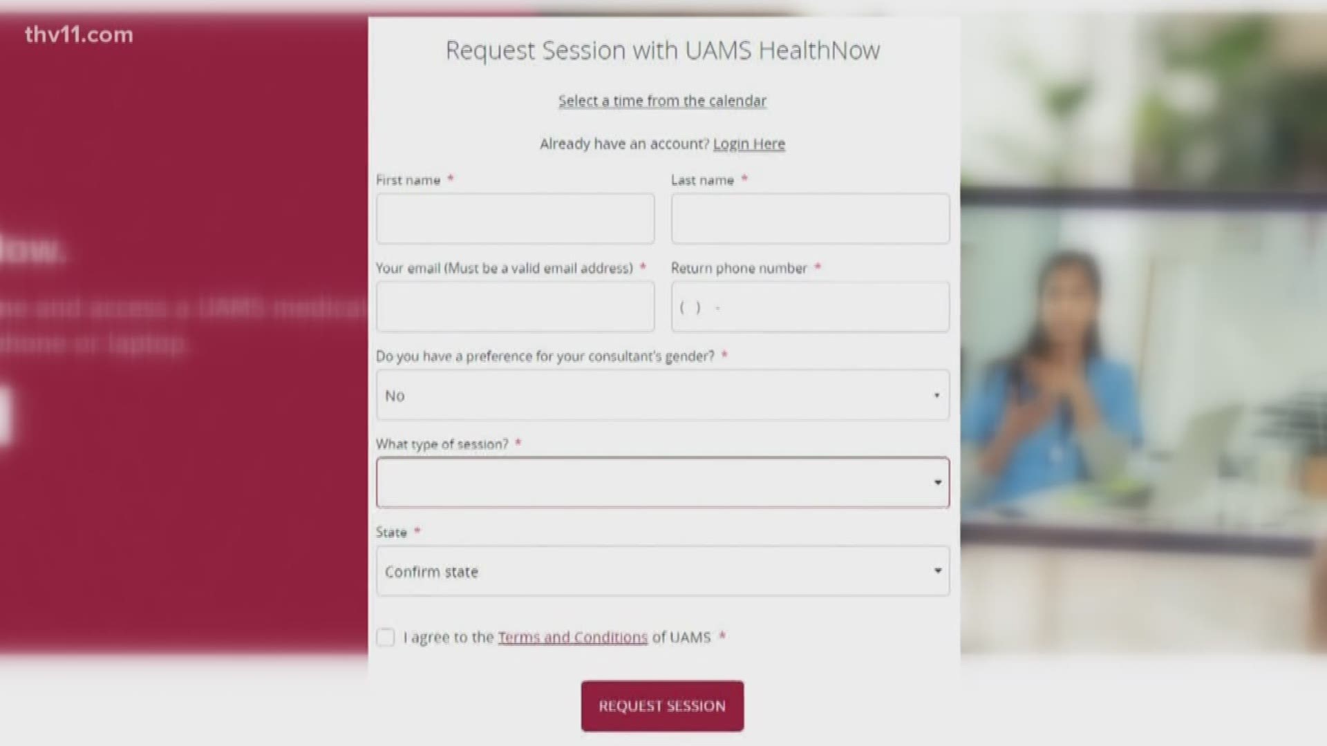 UAMS is offering free online screening tests for anyone in Arkansas who suspects they are showing symptoms of the coronavirus.