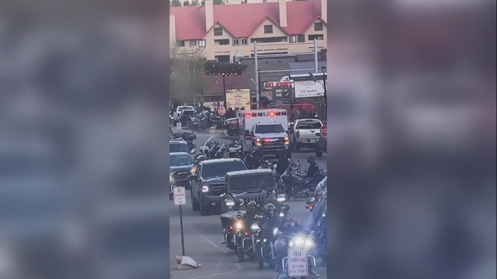 A total of eight people were hurt during a shooting at a motorcycle rally in Red River, New Mexico.