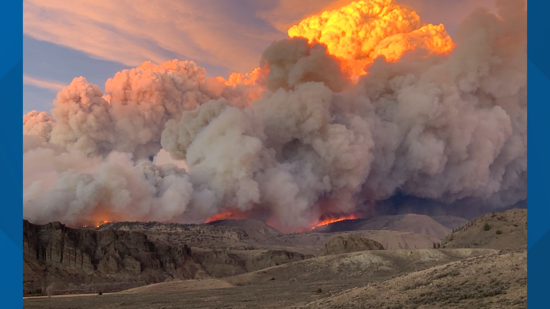 The fire has grown by about 146,000 acres since Wednesday, fueled by strong winds and extreme drought conditions.