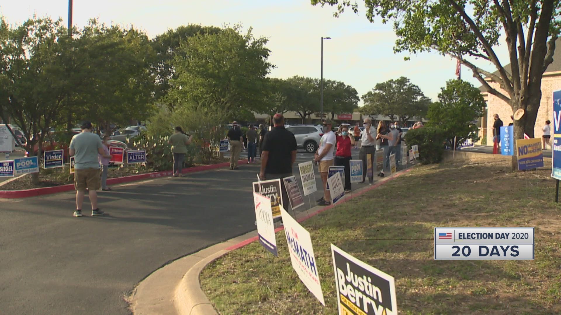 Travis County's clerk told KVUE there were really long lines at some polling places and that the turnout was much bigger than her office had expected.