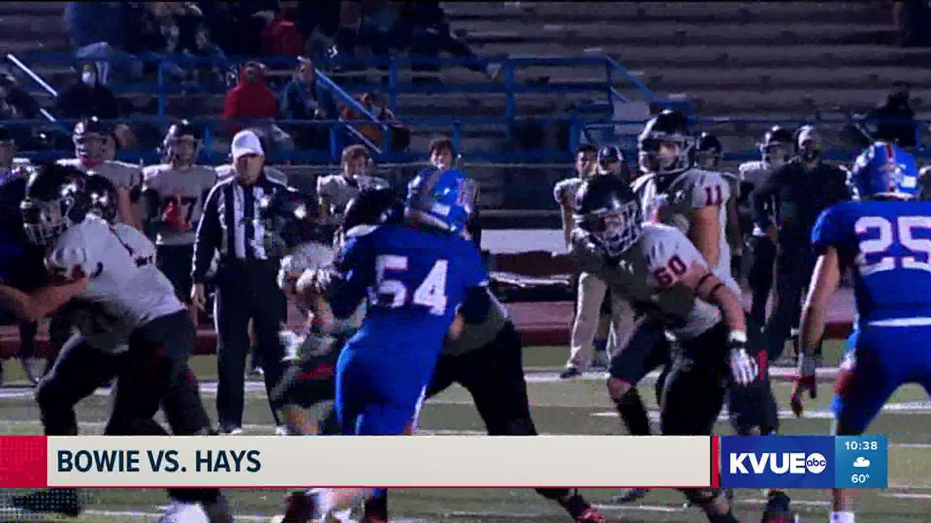 Our Friday Football Fever Games of the Week this week are Del Valle vs. Austin High and Bowie vs. Hays.