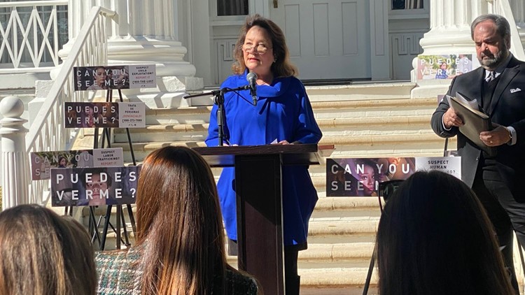 Texas First Lady Cecilia Abbott launches anti-human trafficking campaign