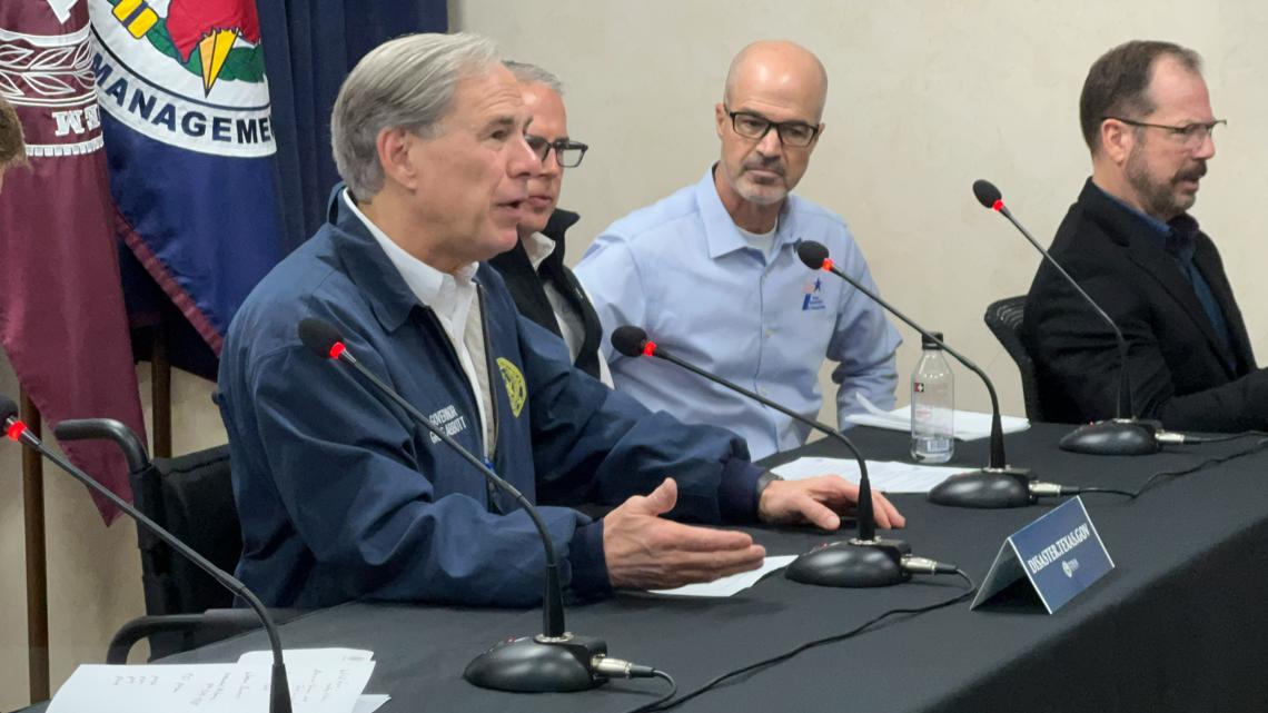 Gov. Abbott holds news conference on severe winter weather | newswest9.com