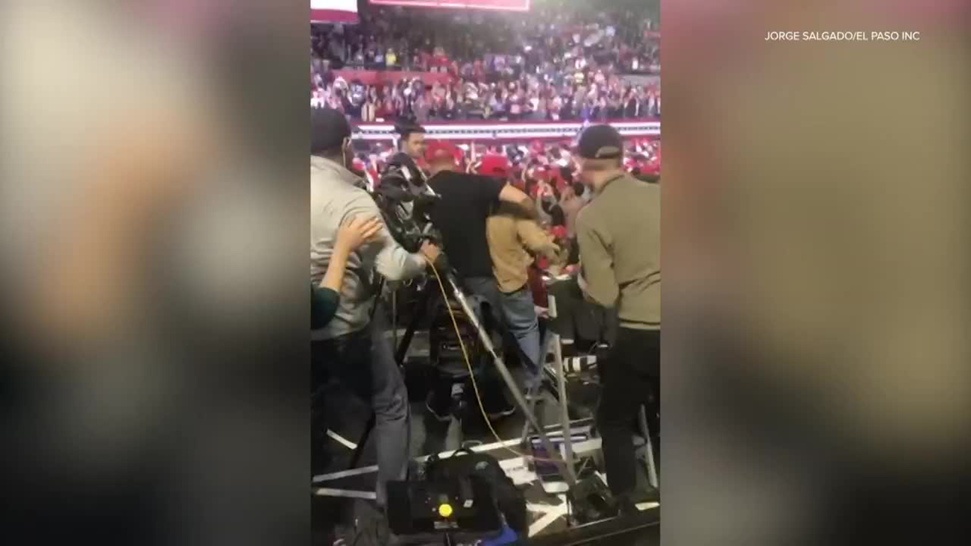 Man in MAGA hat ‘violently’ attacks cameraman at Trump rally
