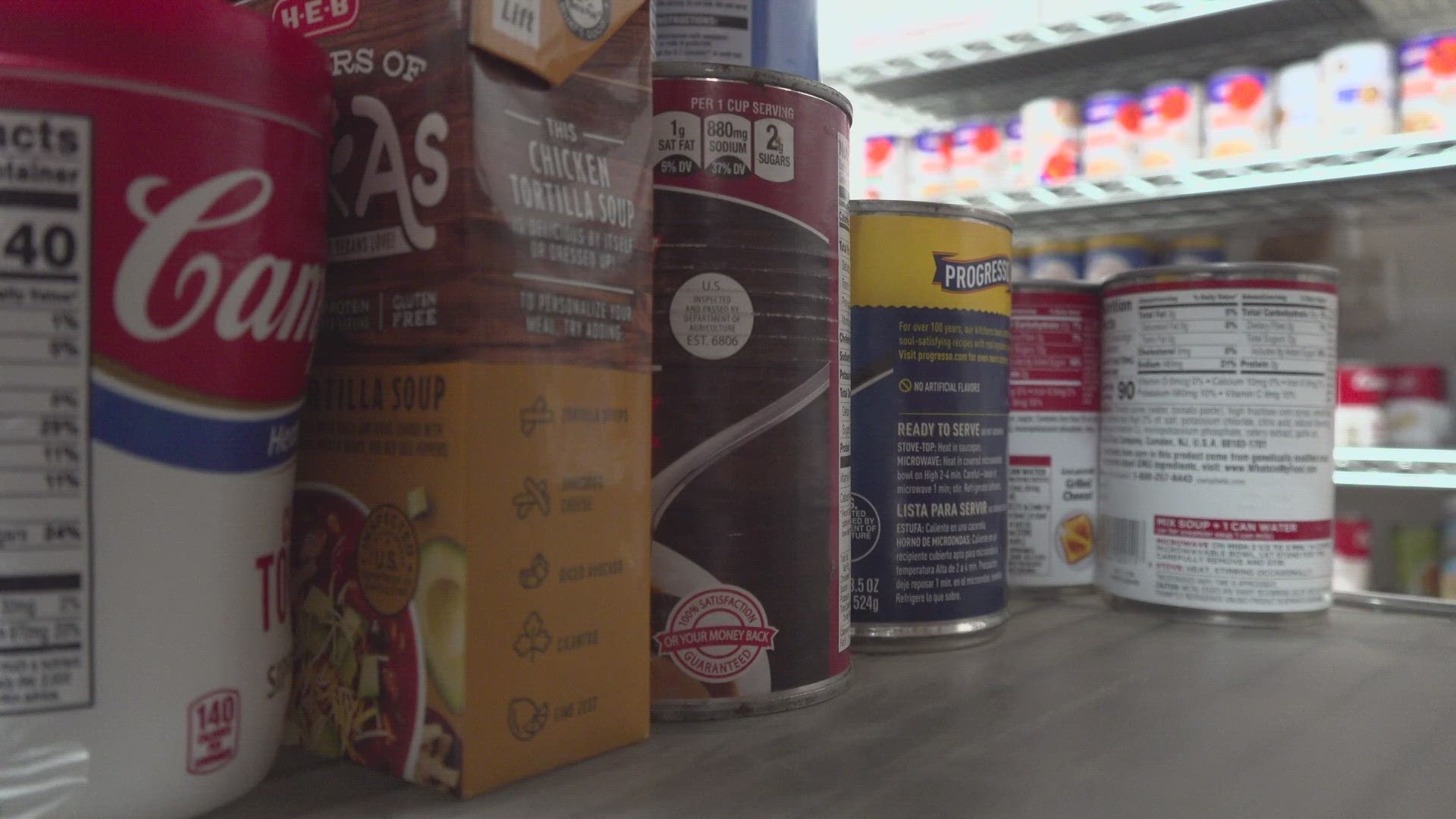 The Midland Soup Kitchen is asking for a list of non-perishable food items that include canned goods of all types, dry pastas and spaghetti sauces.