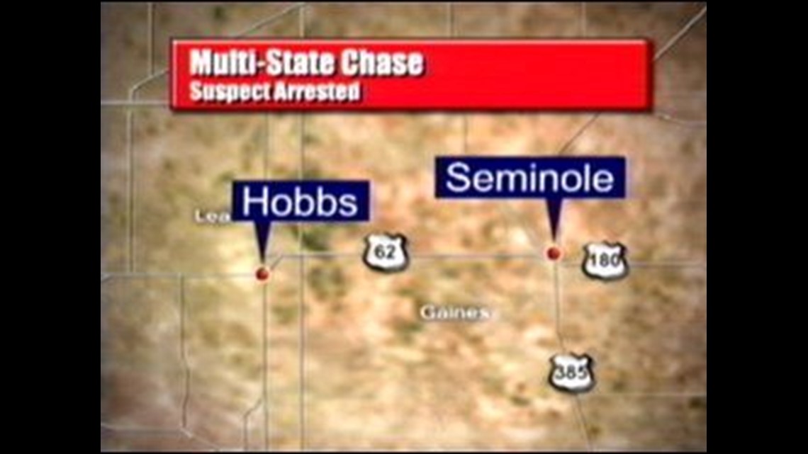 Suspect Leads Police on Multi-State Chase | newswest9.com