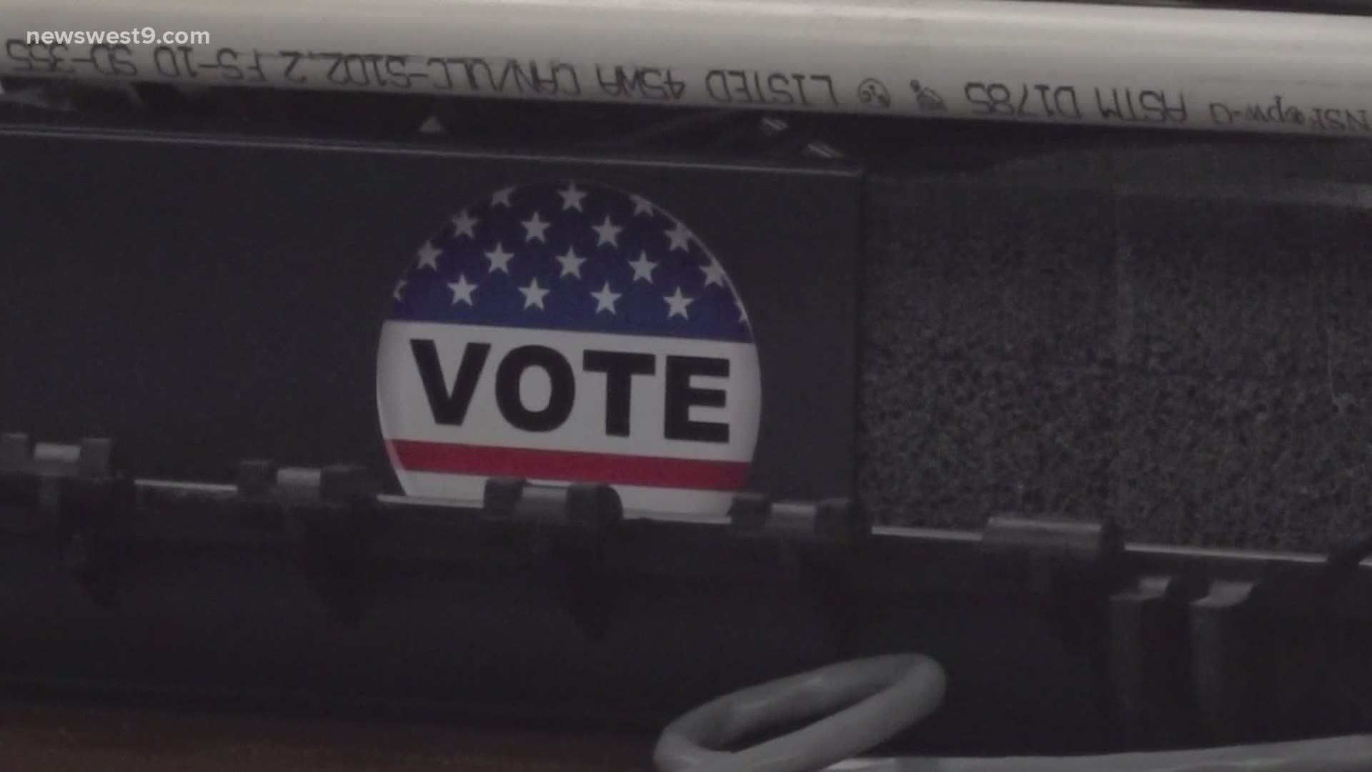 "The main thing that we wanted is a very safe, well-run, effective election for Midland," Carolyn Graves, Midland Co. elections administrator said.