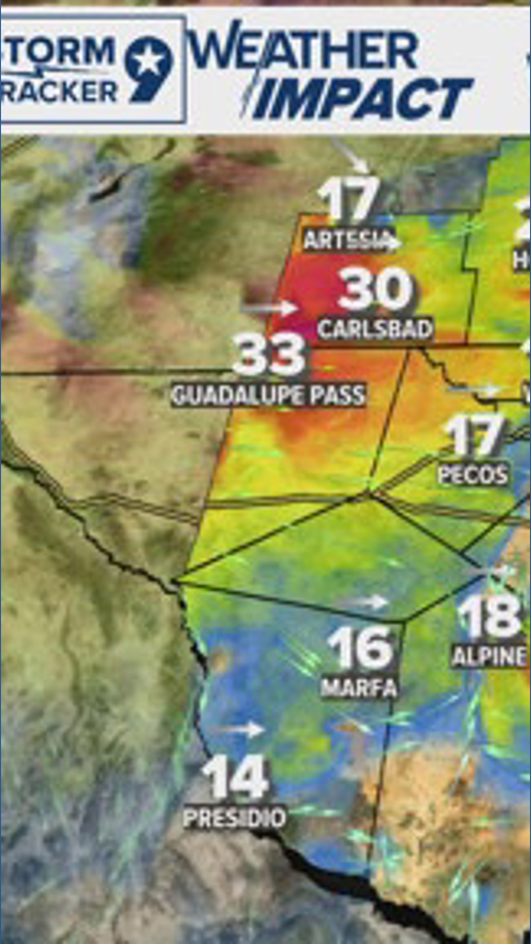 The Heat is Strong But the Cold Front is Stronger | West Texas Forecast ...