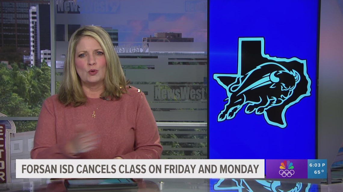 Forsan ISD cancels Friday, Monday classes due to high number of absences