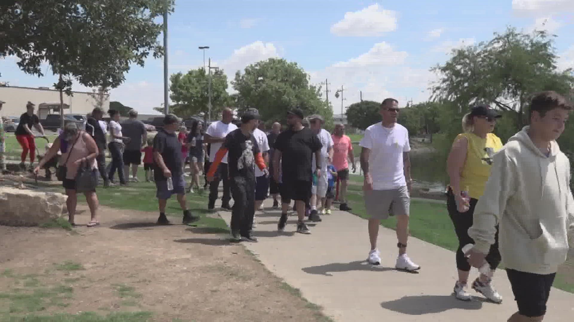 The non-profit had a Recovery Walk in support of those recovering from substance abuse.