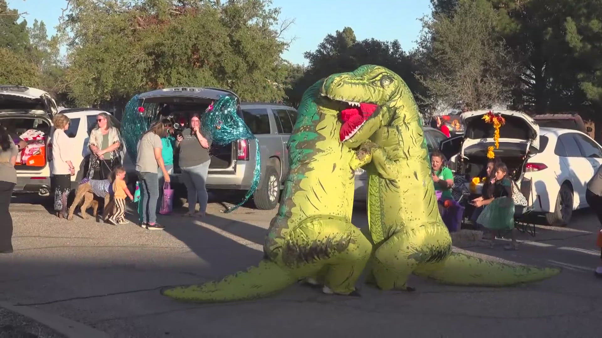 Brookdale Senior Living brought out the community in Midland with an early 'Trick or Treating' event on Thursday evening.