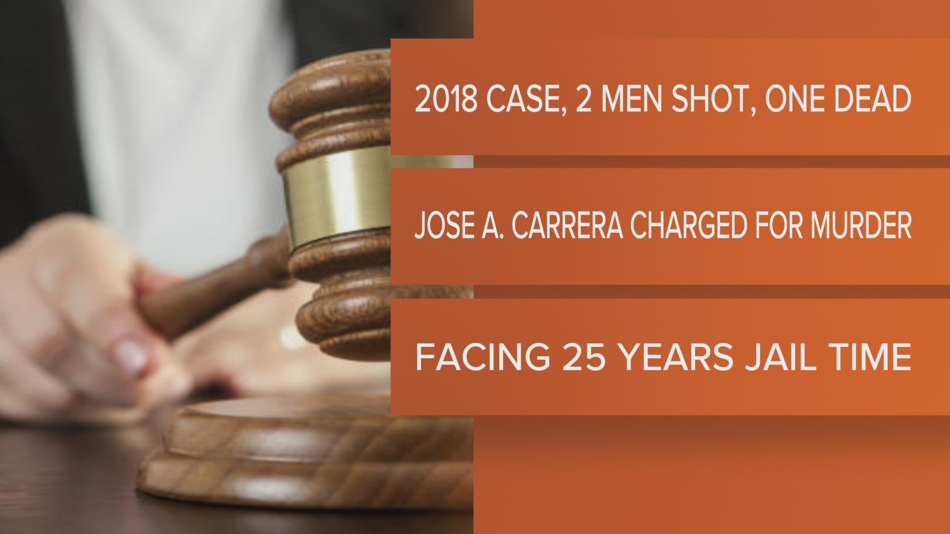 Jose Alexander Carrera was found guilty of the 2018 deadly shooting of John Paul Jimenez.